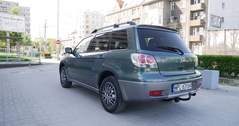 Mitsubishi Outlander cena 11990 przebieg: 220000, rok produkcji 2004 z Lędziny małe 121